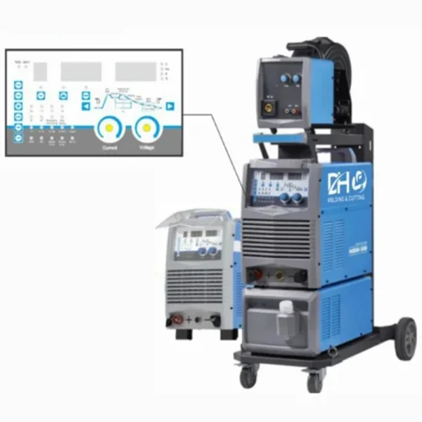 Welding machine synergic mig